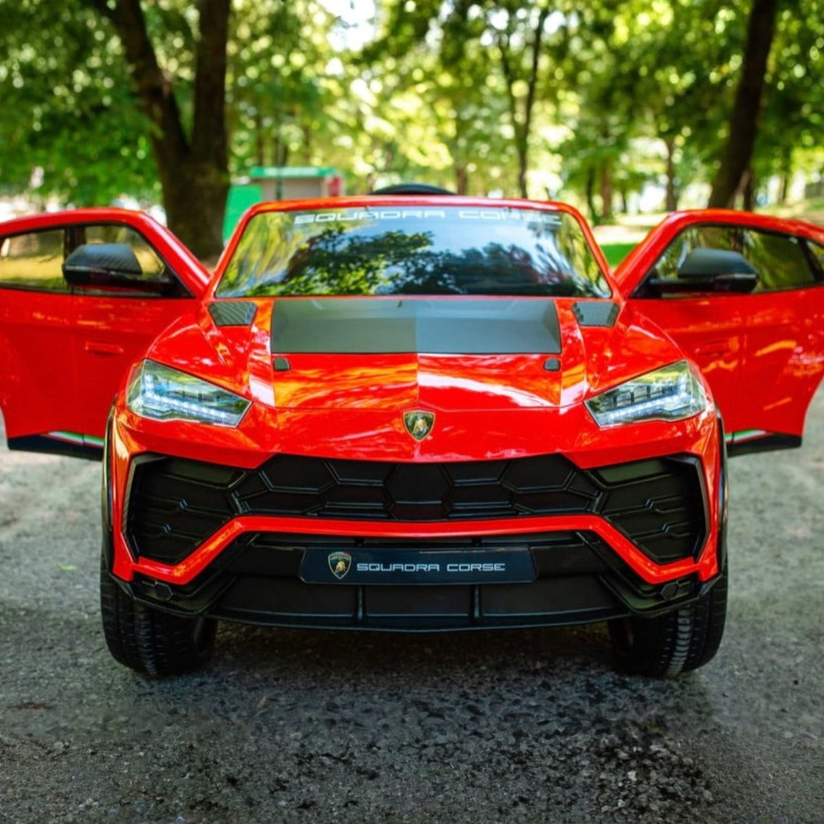 11CART Lamborghini Urus Squadra Corse 2-Seater Kids Electric Ride-On SUV