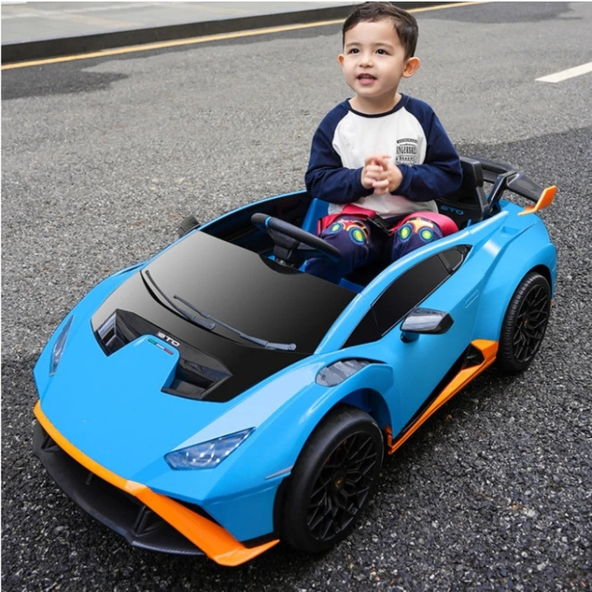 11CART Lamborghini Huracan Kids Electric Ride-On Car