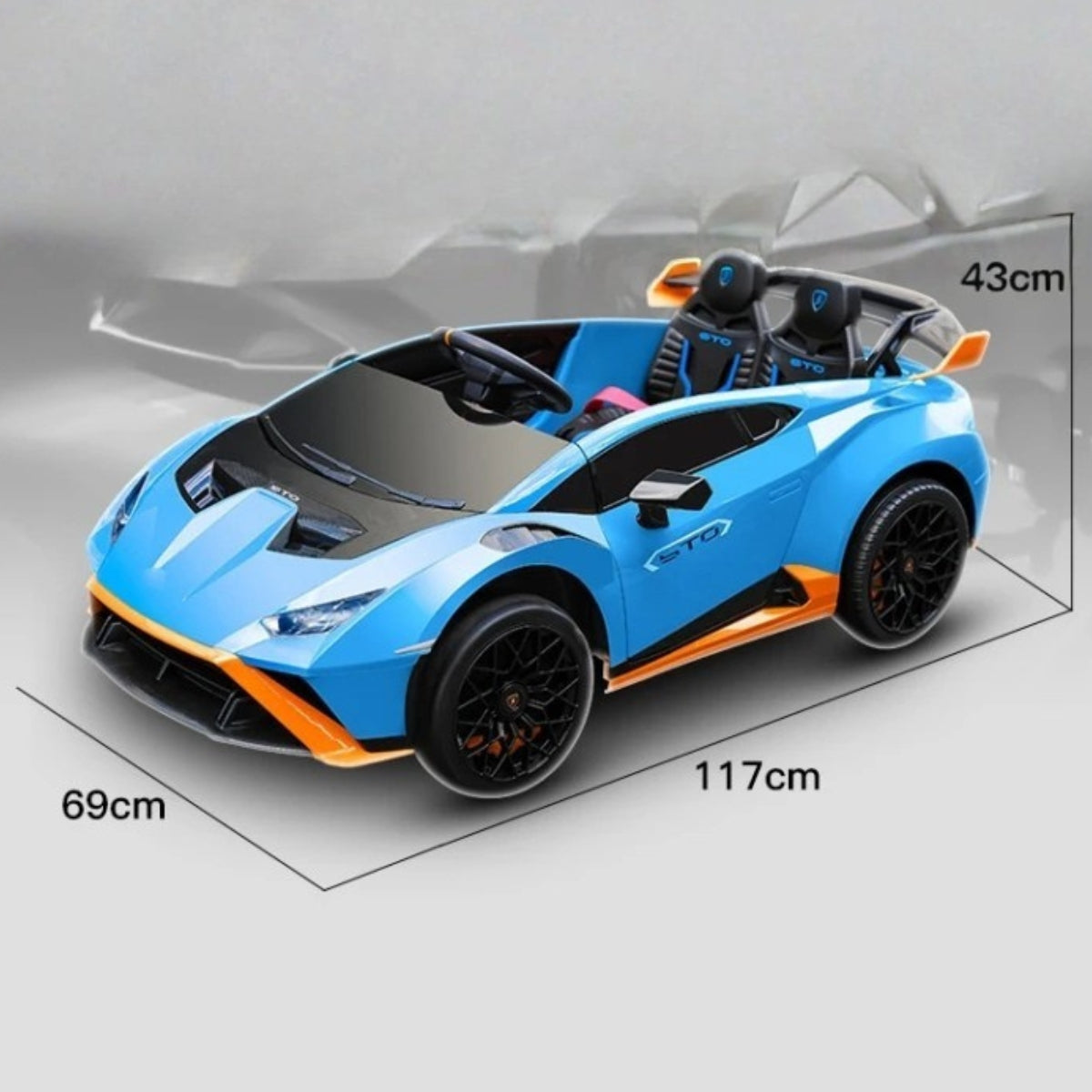 11CART Lamborghini Huracan Kids Electric Ride-On Car
