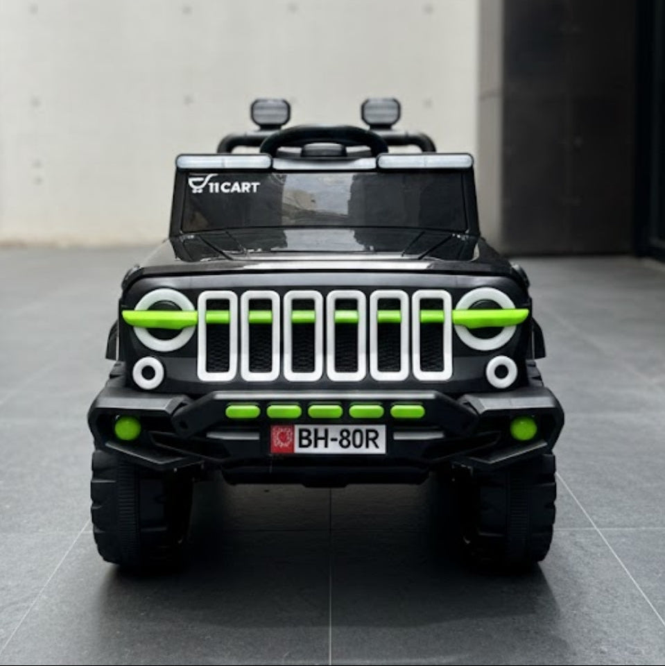 11CART Mini Thar 12V 4x4 Electric Ride-On Jeep for Kids