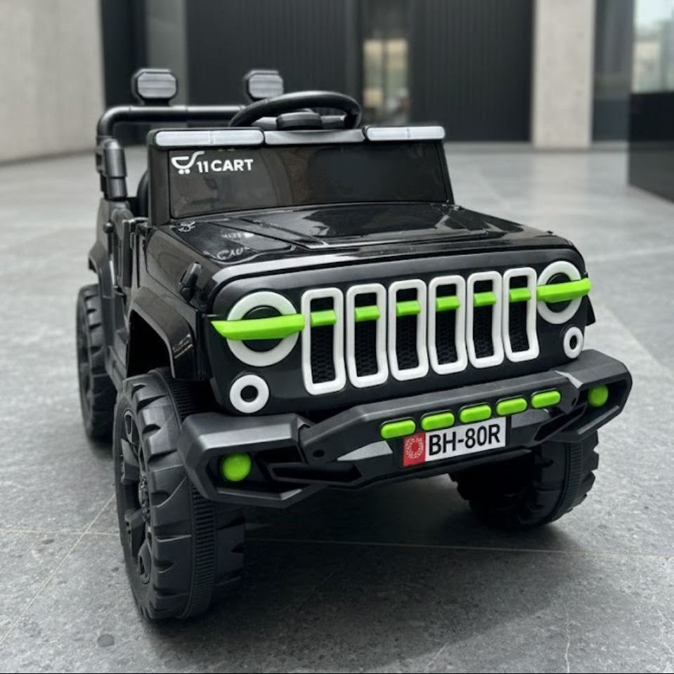 11CART Mini Thar 12V 4x4 Electric Ride-On Jeep for Kids