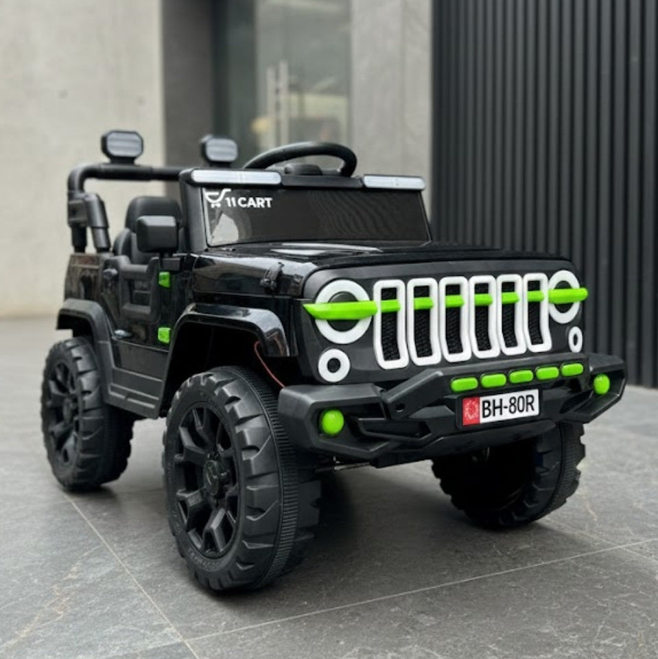 11CART Mini Thar 12V 4x4 Electric Ride-On Jeep for Kids