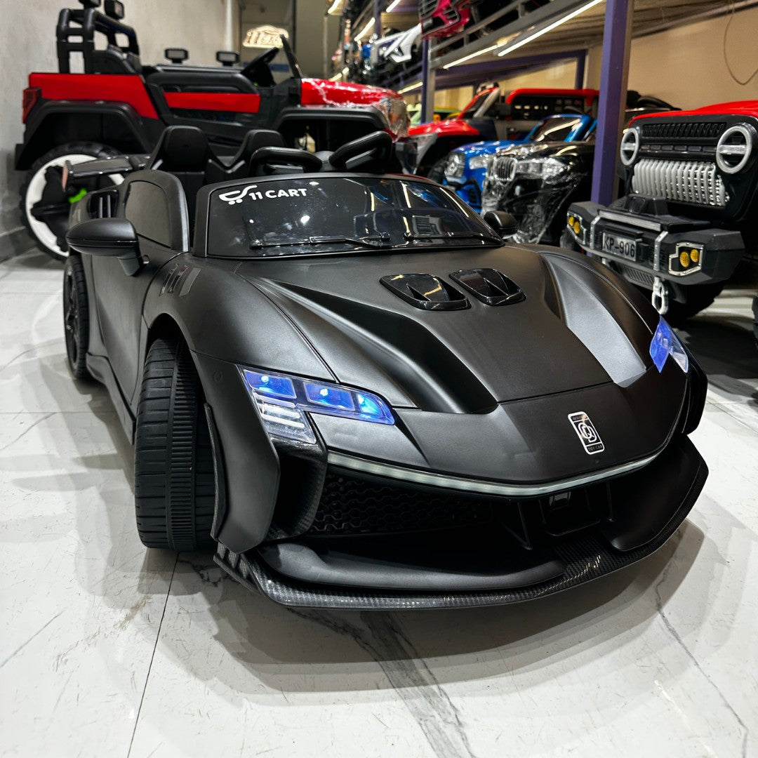 11CART Ferrari F90 Turbo Kids Ride-On Sports Car
