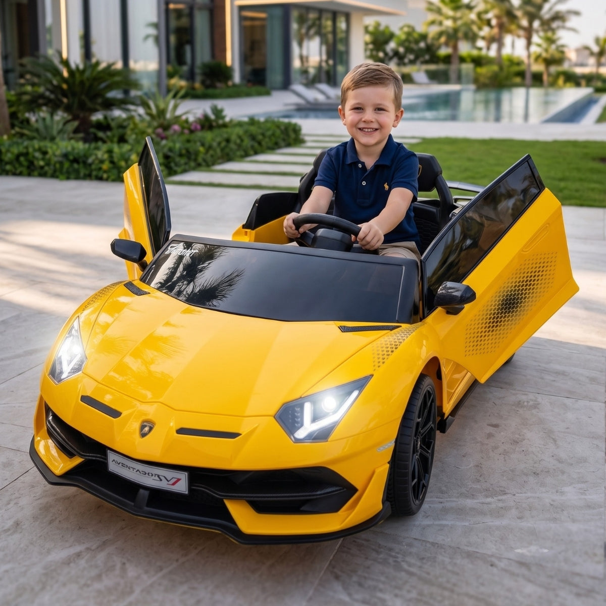 Lamborghini Aventador SVJ 2-Seater Kids Ride-On Car | 11CART