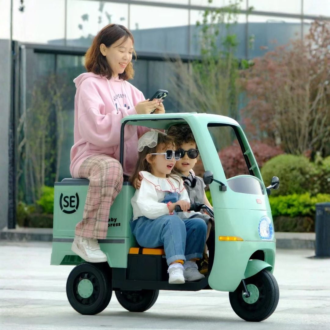 New Kids Electric Ride-On Auto Rikshaw | 11CART