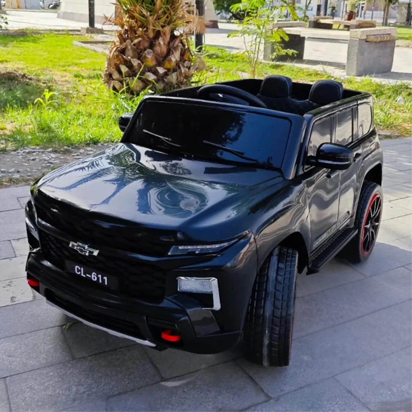 11Cart Chevrolet Kids 12V Dual Seater Battery Operated Ride-On Car