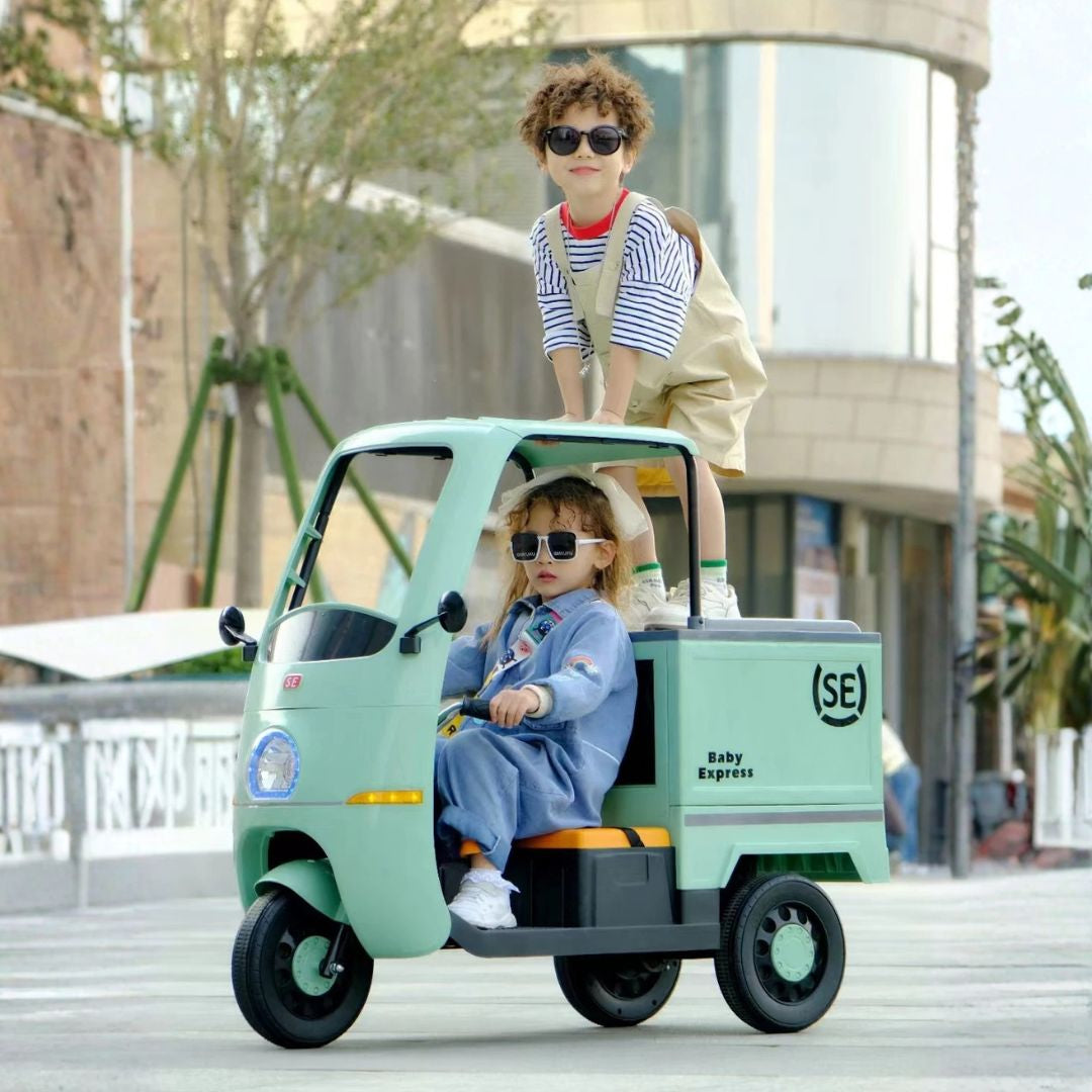 New Kids Electric Ride-On Auto Rikshaw | 11CART