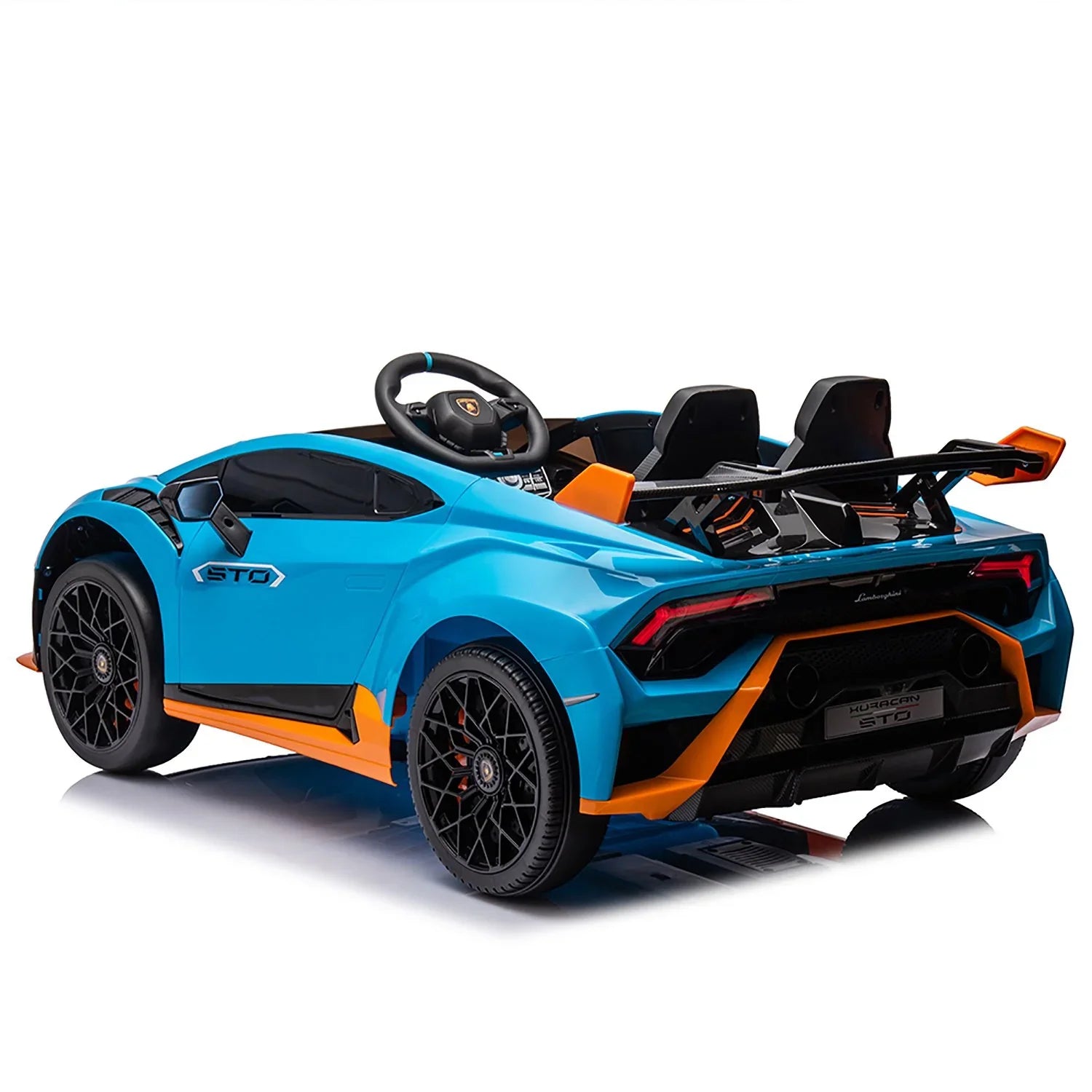 Lamborghini Huraćan STO Kids Car Green- 12V Electric ride on