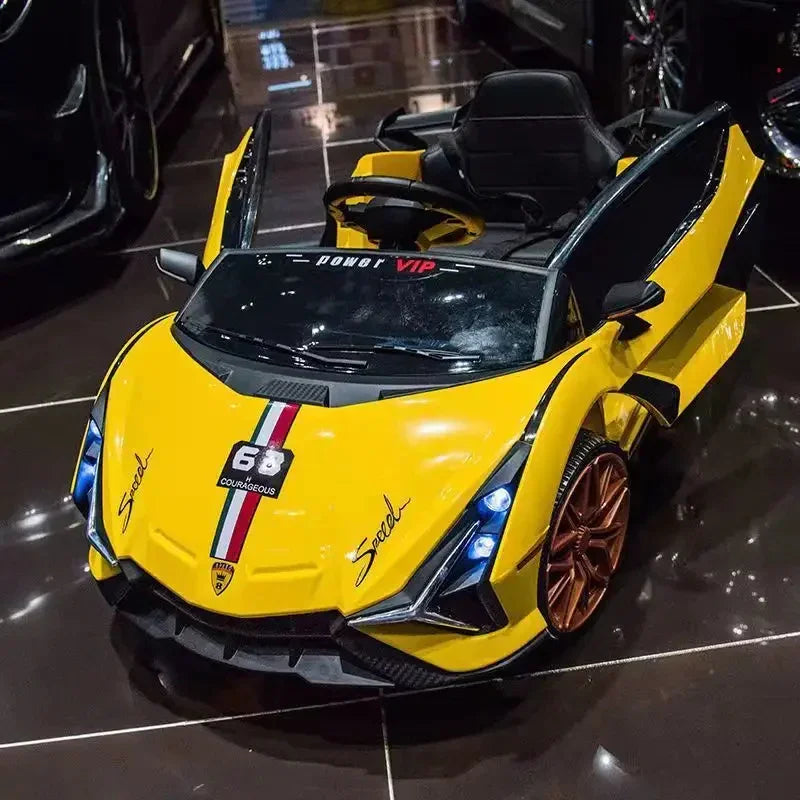 Lamborghini Electric Sports Ride on Car for Kids | 4 Channel Parental Control