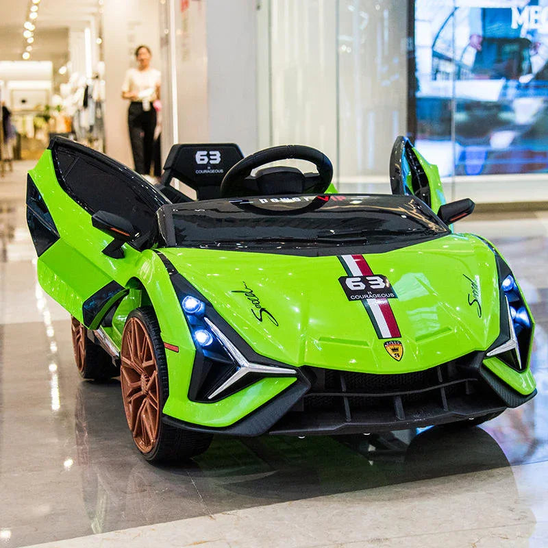 Lamborghini Electric Sports Ride on Car for Kids | 4 Channel Parental Control