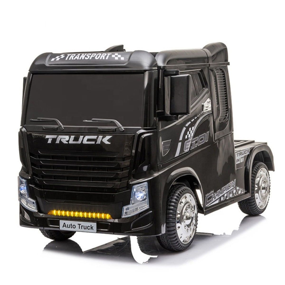 11CART Electric Ride-On Heavy-Duty Truck with Remote & Manual Drive