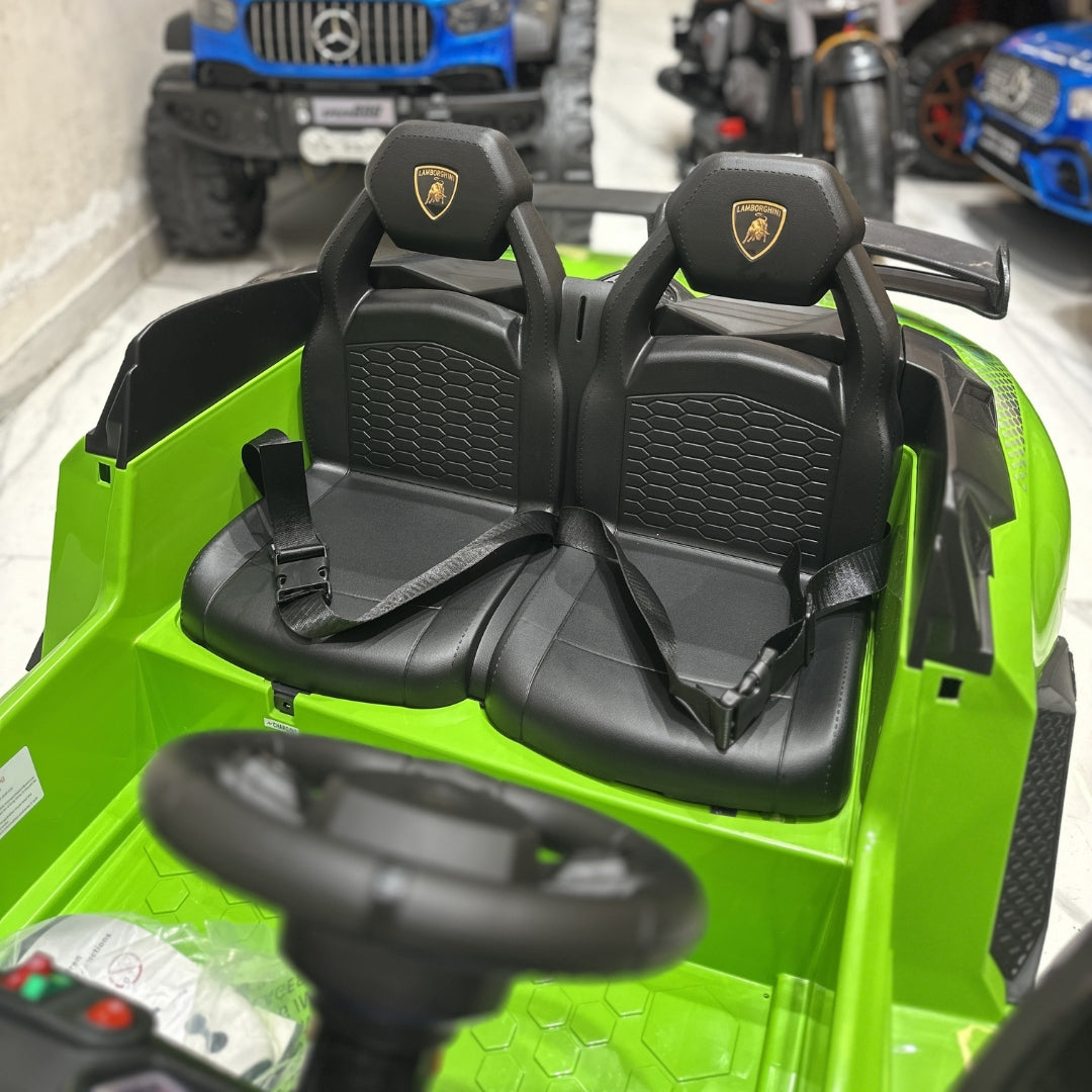 Lamborghini Aventador SVJ 2-Seater Kids Ride-On Car | 11CART