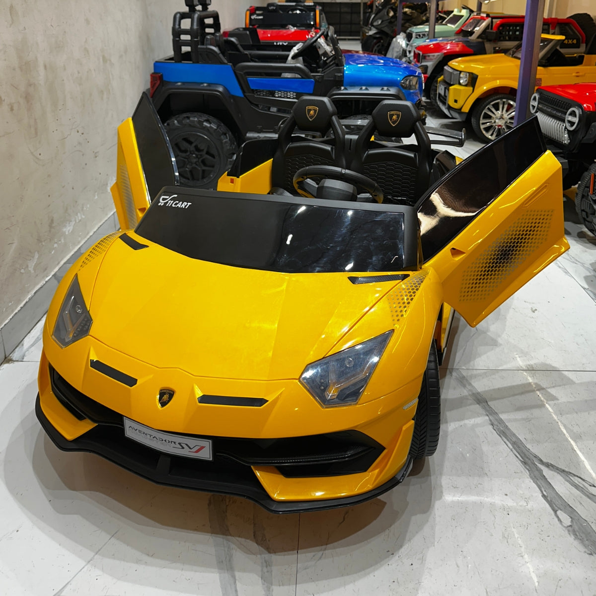 Lamborghini Aventador SVJ 2-Seater Kids Ride-On Car | 11CART