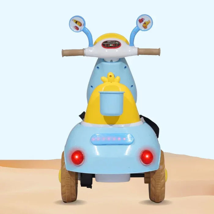 Ride on electric scooter for kids – mini scooter bike with realistic design