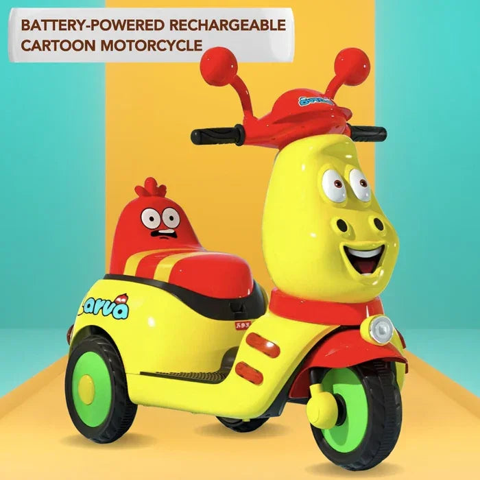 Electric kids scooter with lights and music – ride on toy for boys and girls
