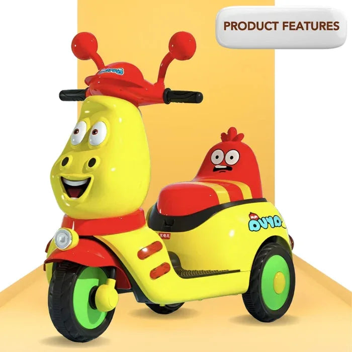 Rechargeable battery ride on scooter for kids aged 2 to 7 years