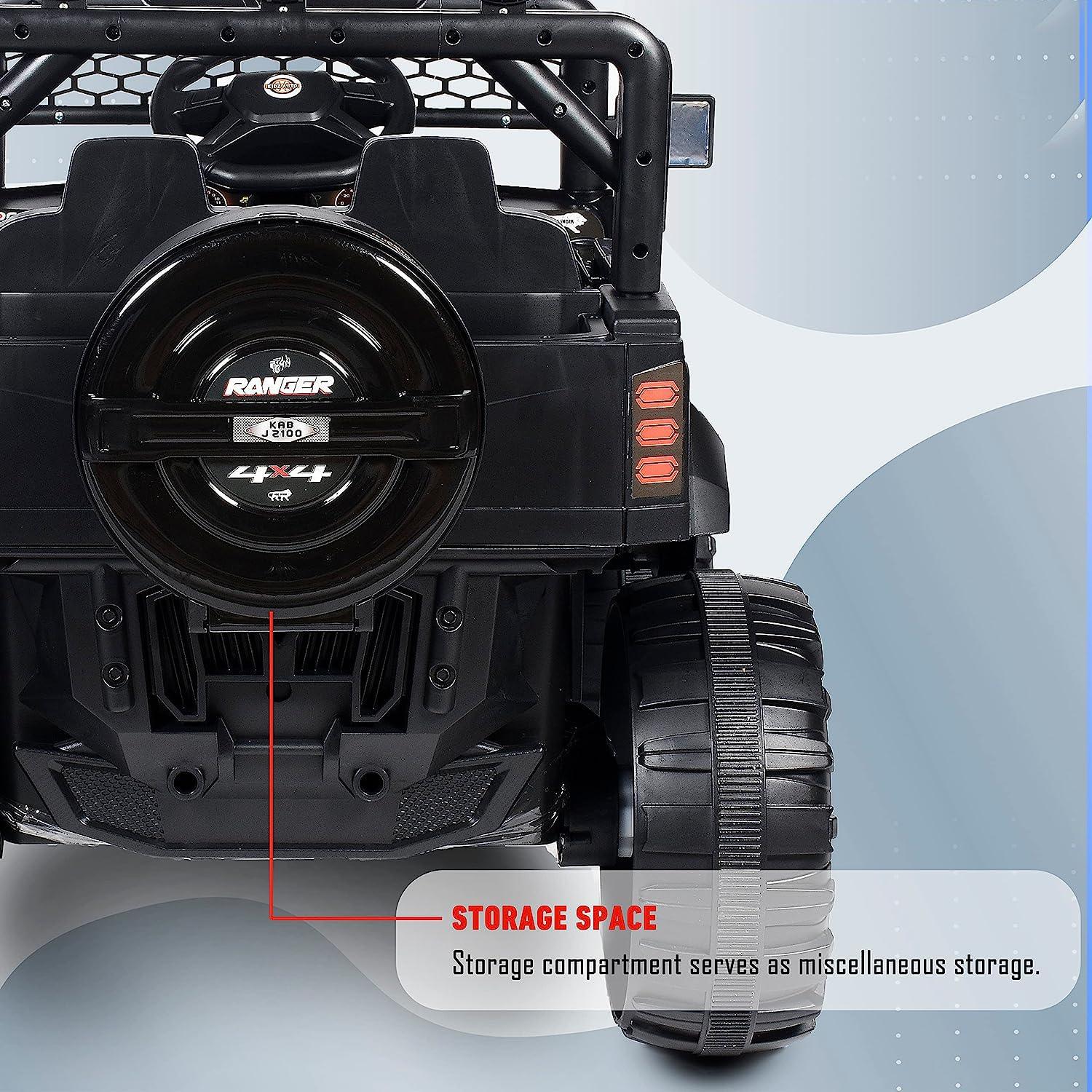 Ride-On Rechargeable Mirage Kids Jeep SUV Car with Remote Controller