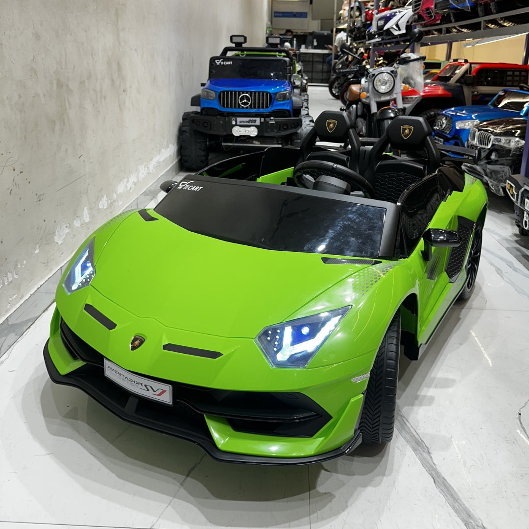 Lamborghini Aventador SVJ 2-Seater Kids Ride-On Car | 11CART