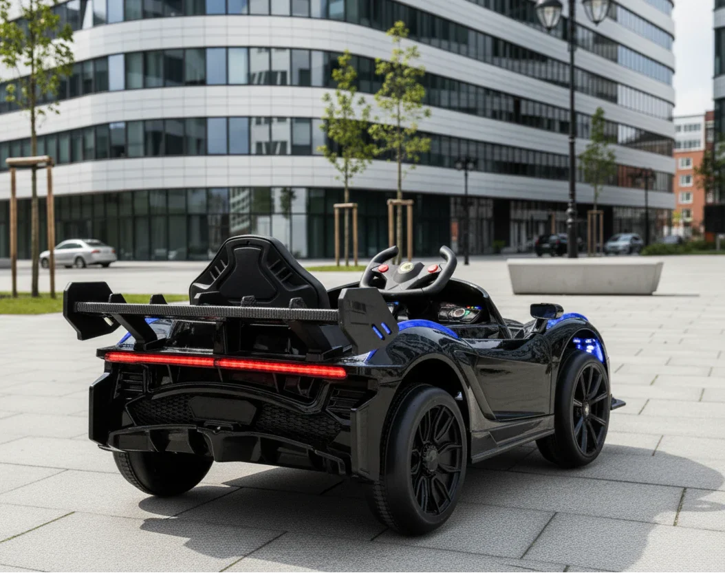 11Cart Premium 12V Kids Electric Ride-On Car with Remote Control, Music System & LED Headlights