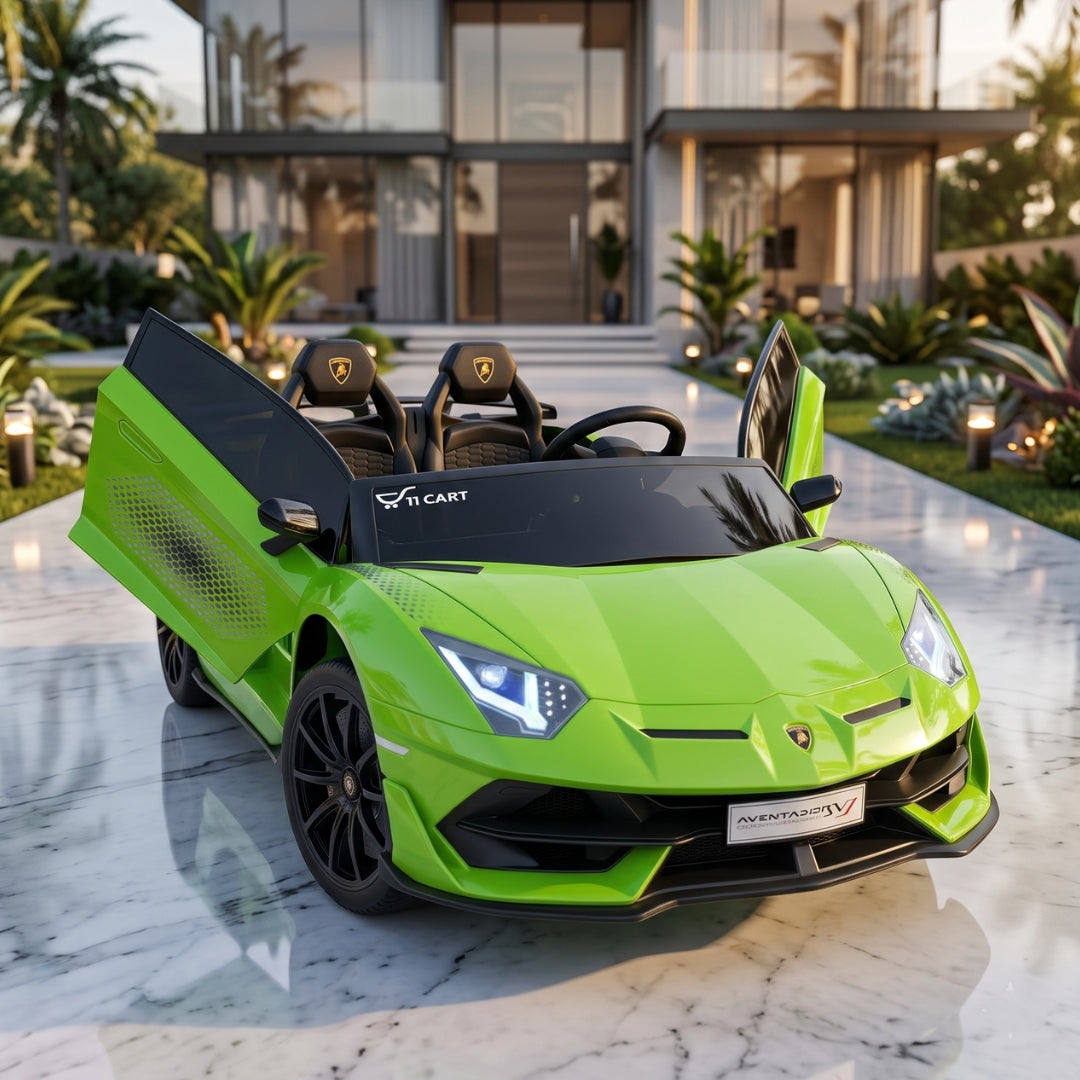 Lamborghini Aventador SVJ 2-Seater Kids Ride-On Car | 11CART