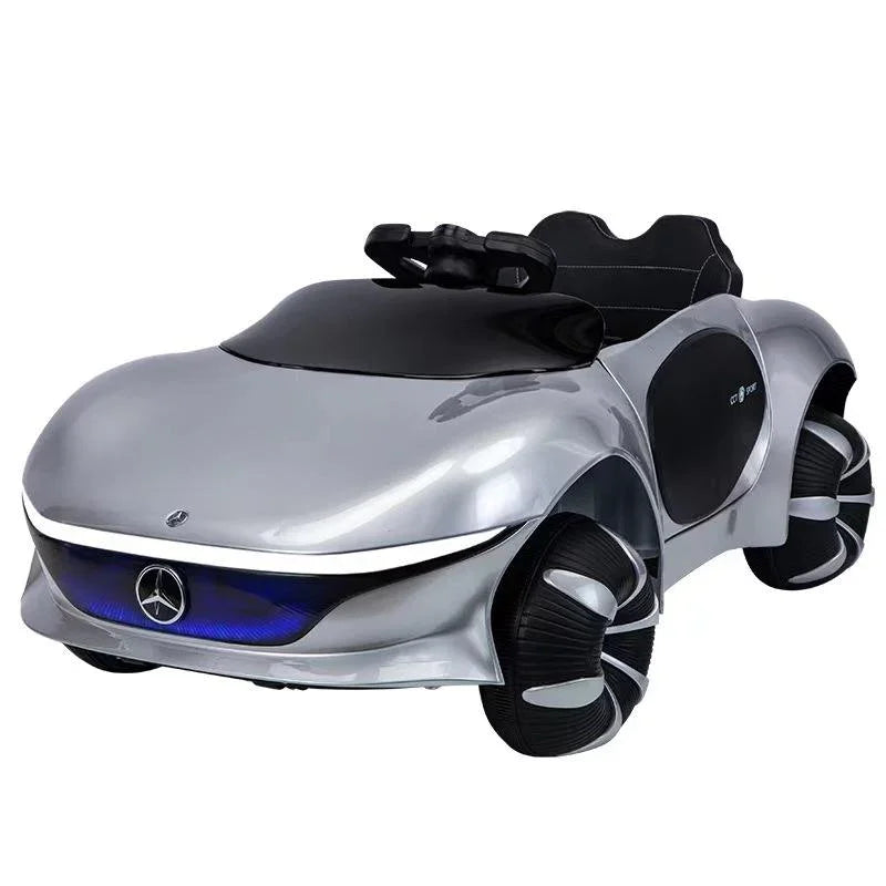 Mercedes Benz 12V Ride on Car with remote & Manual Drive for Kids - Red