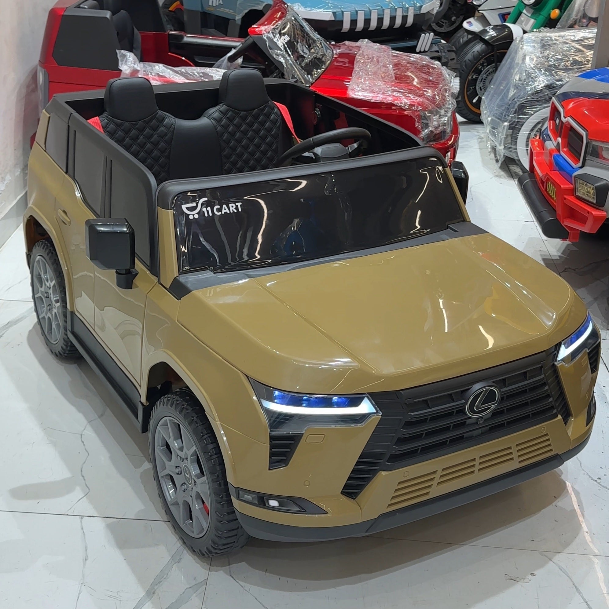 11CART Officially Licensed Lexus LX 12V Kids Ride-On SUV