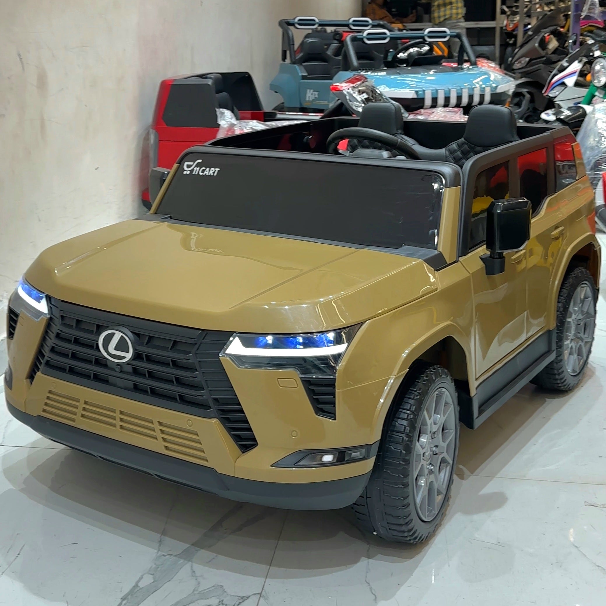 11CART Officially Licensed Lexus LX 12V Kids Ride-On SUV