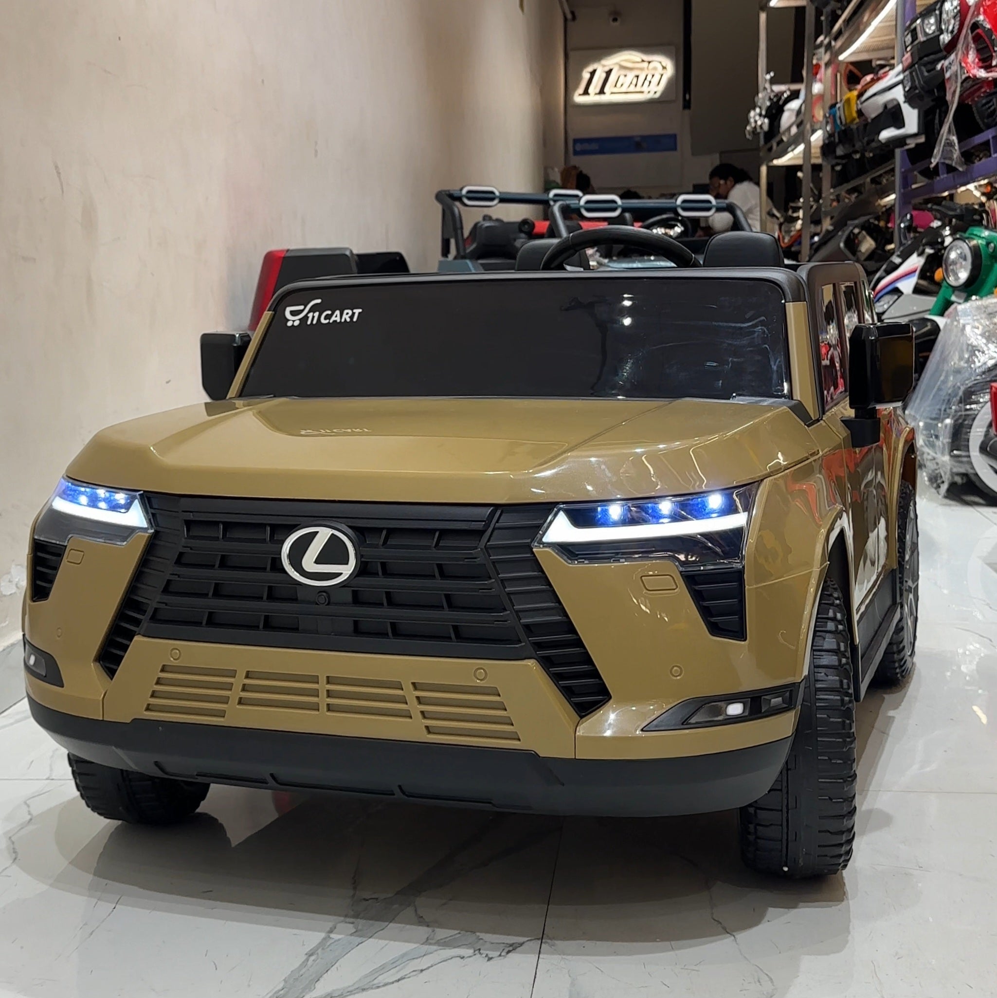 11CART Officially Licensed Lexus LX 12V Kids Ride-On SUV