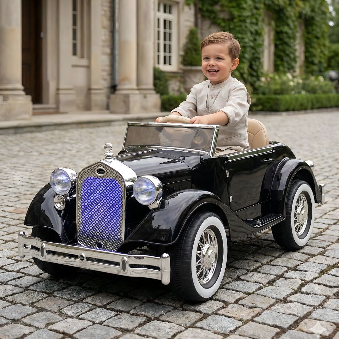 2025 Vintage Kids Car Dual Accelerator