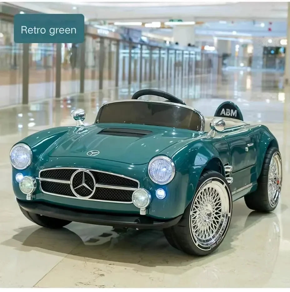 Kids Electric Vintage Mercedez Benz Ride On Sports Car