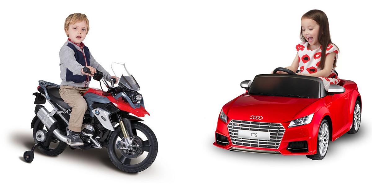 Kids car best sale and bike