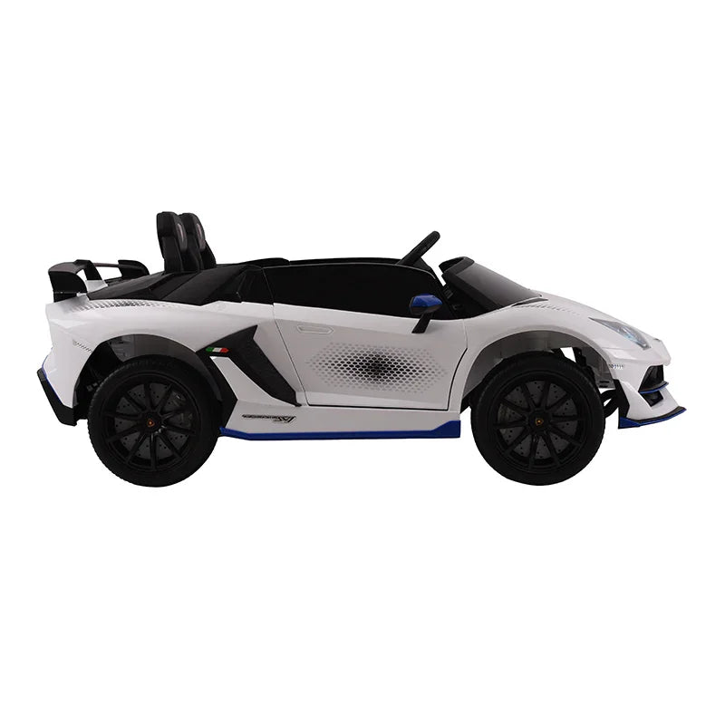 Dual Seater Lamborghini Electric Kids Car | Leather Seat | 4 Motor Kids Car