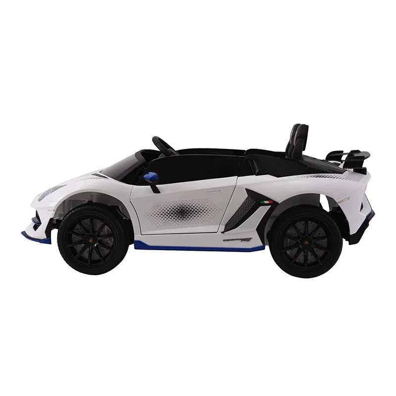 Dual Seater Lamborghini Electric Kids Car | Leather Seat | 4 Motor Kids Car