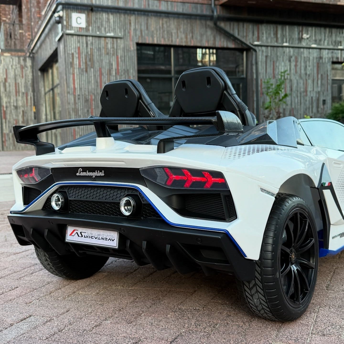 Lamborghini Aventador SVJ 2-Seater Kids Ride-On Car | 11CART