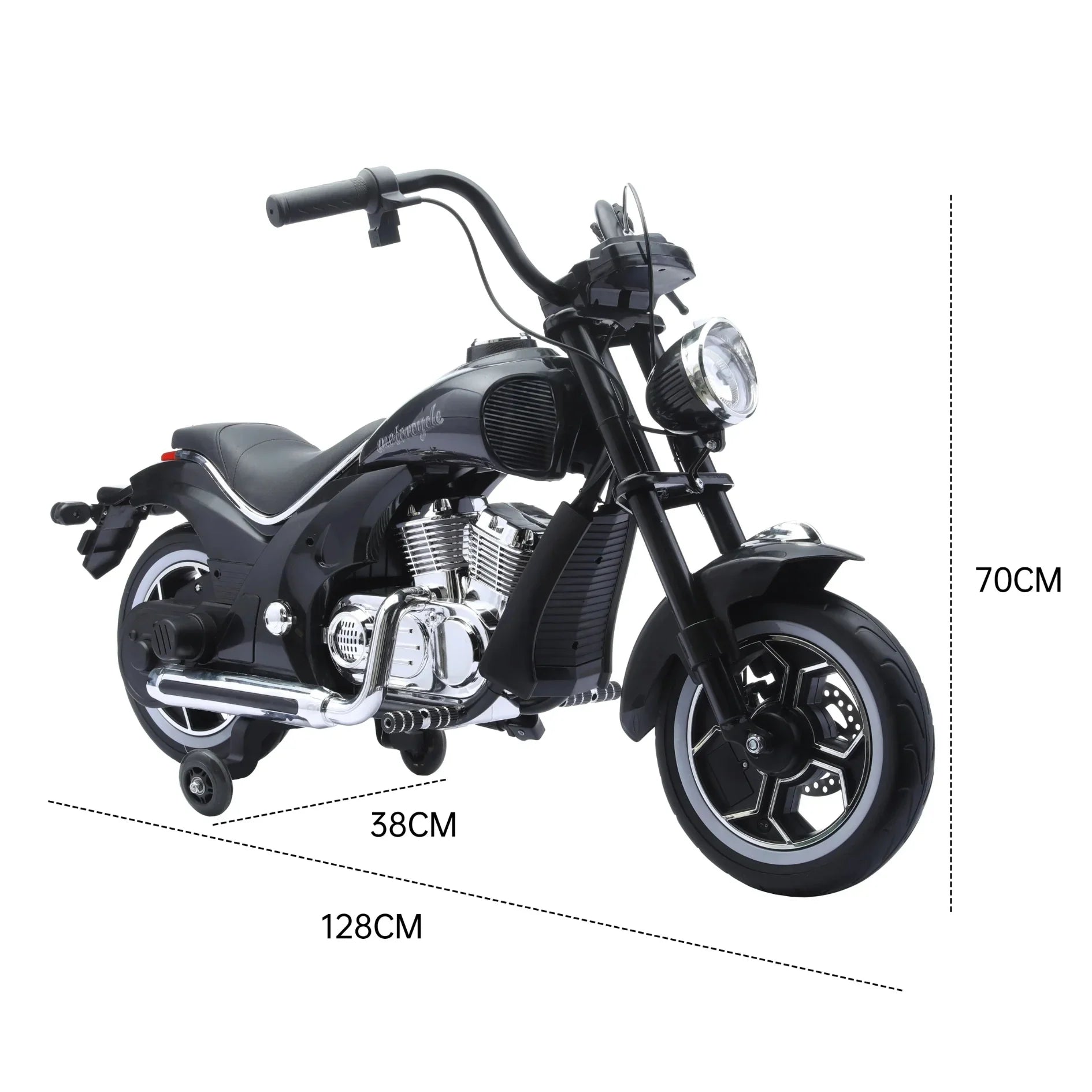 11Cart Ghost Rider Edition β New 12V Electric Ride-On Bike for Kids