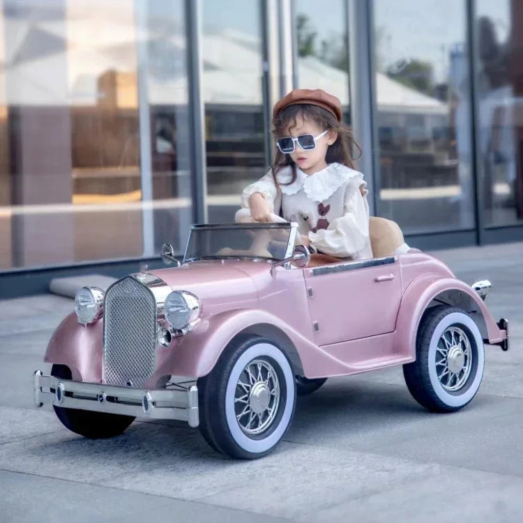 Vintage Car ride on baby