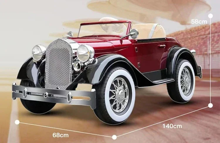 2025 Vintage Kids Car Dual Accelerator