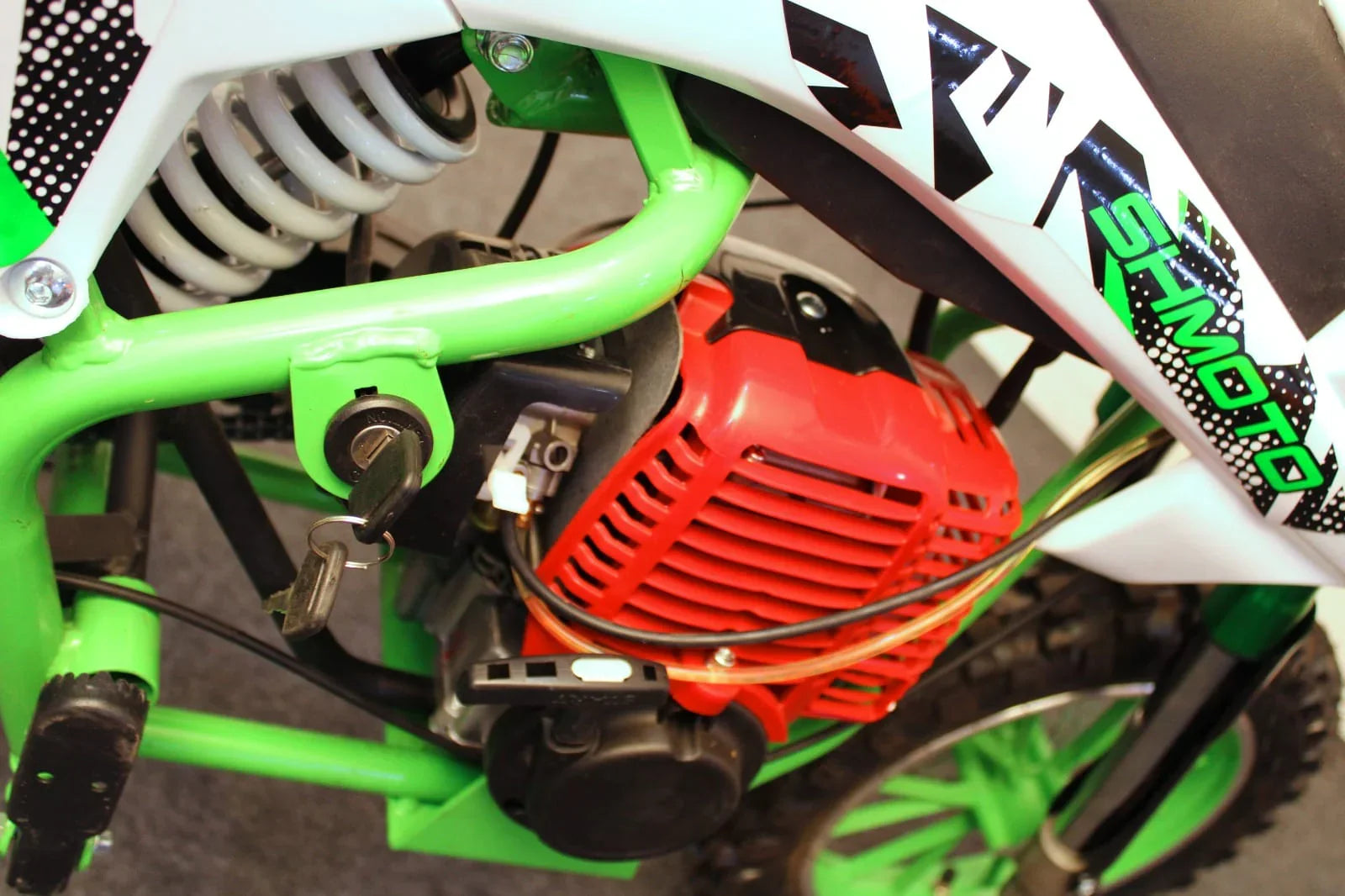 50cc Mini Dirt Bike – 4-Stroke Engine, Pull Start, All Disc Brakes, Kid-Friendly Off-Road Motorbike