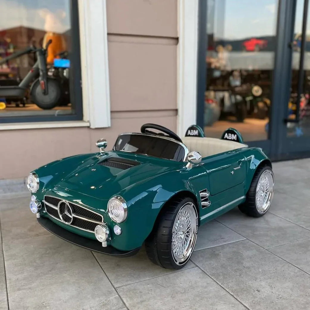 Kids Electric Vintage Mercedez Benz Ride On Sports Car