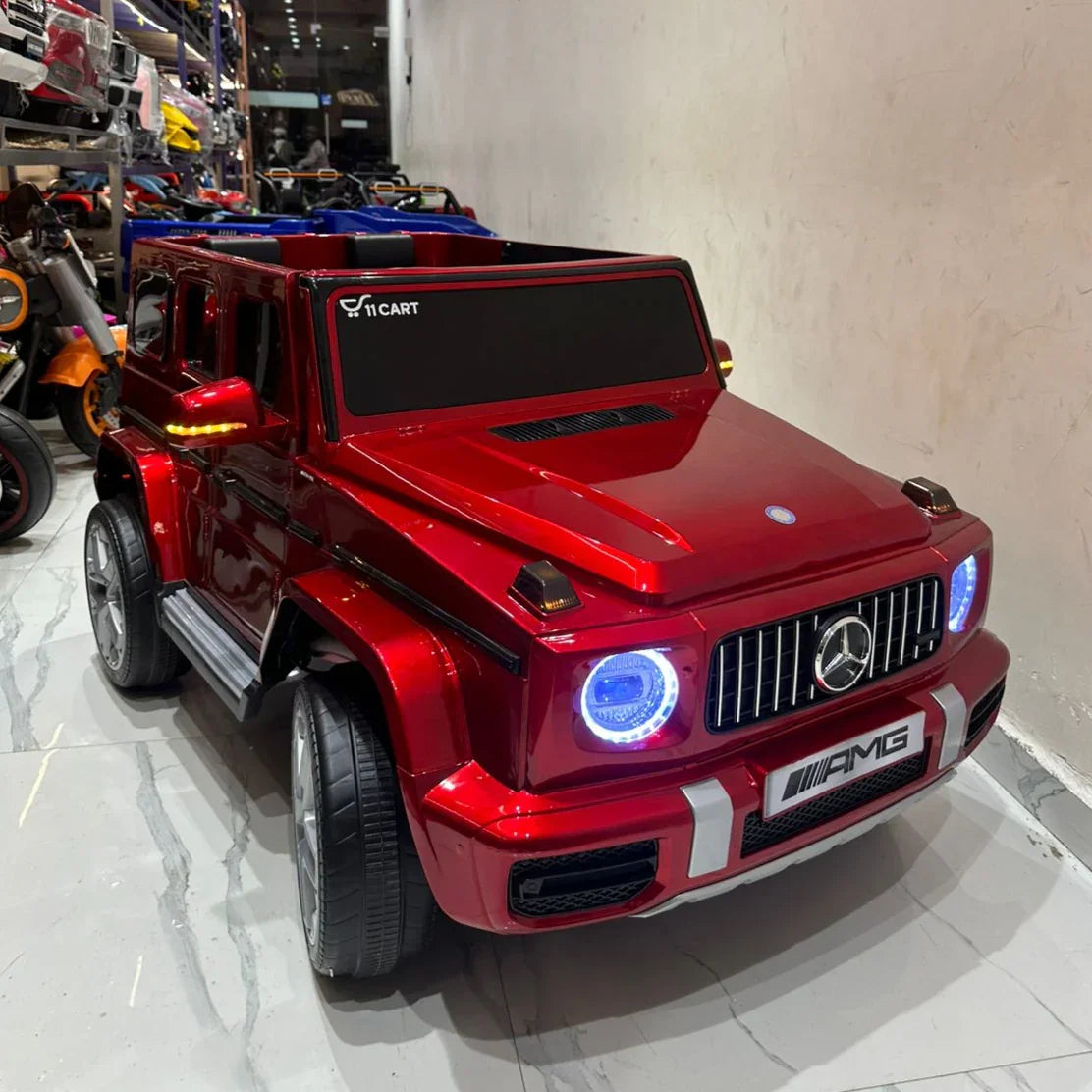 11Cart Mercedez‑G63 AMG 12 V Kids Electric Car with Remote