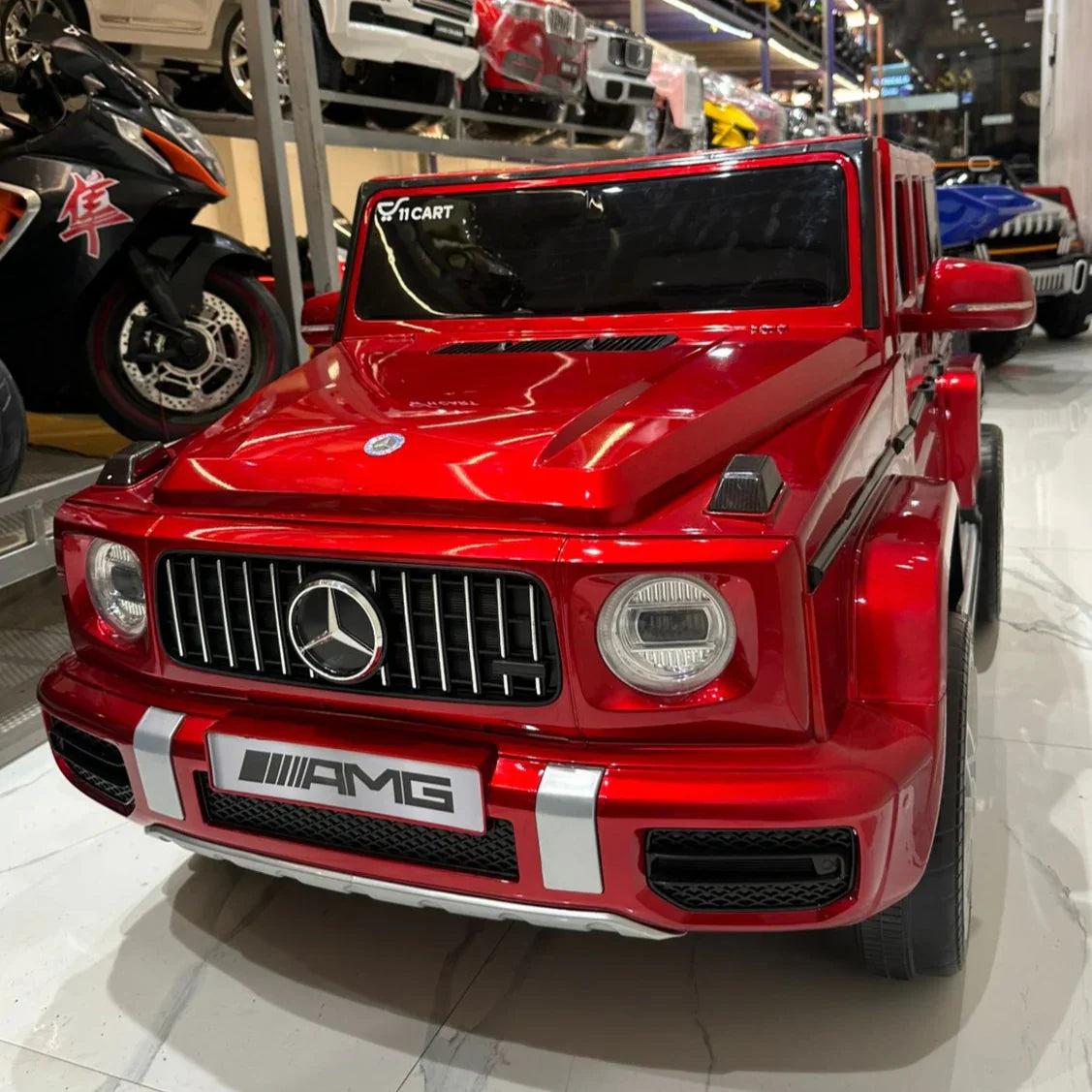 11Cart Mercedez‑G63 AMG 12 V Kids Electric Car with Remote