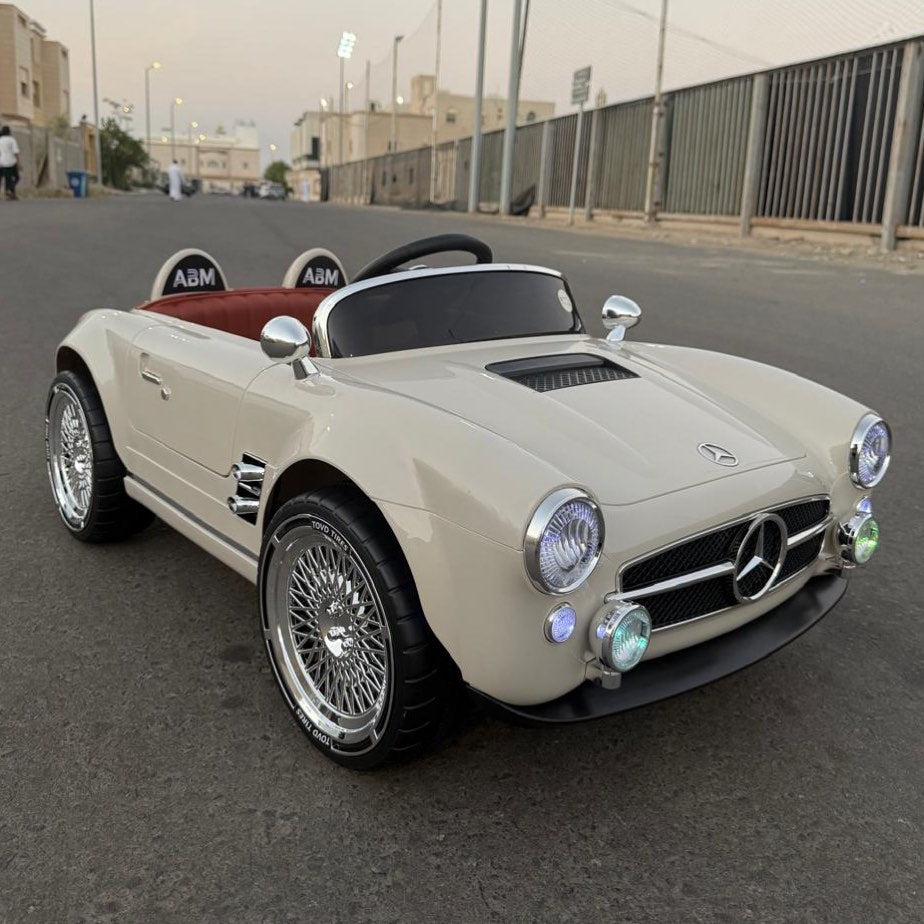 Kids Electric Vintage Mercedez Benz Ride On Sports Car