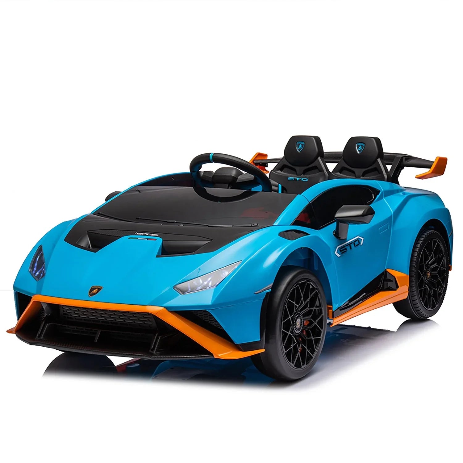 Lamborghini Huraćan STO Kids Car Green- 12V Electric ride on