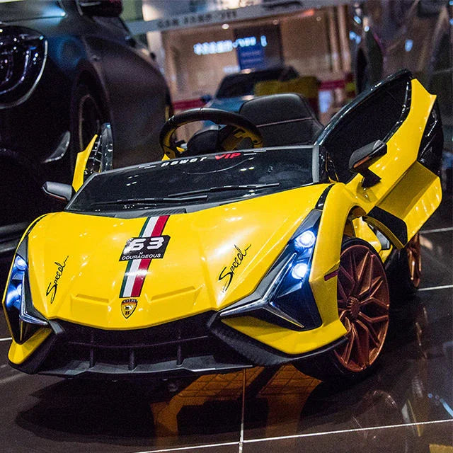 Lamborghini Electric Sports Ride on Car for Kids | 4 Channel Parental Control