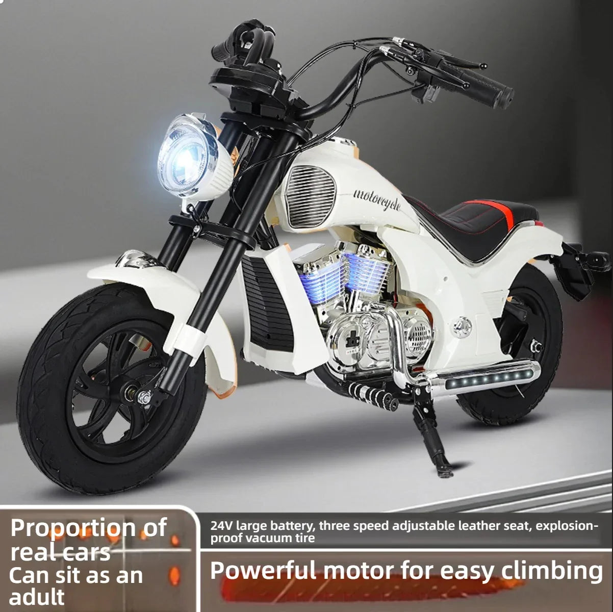 11Cart Ghost Rider Edition β New 12V Electric Ride-On Bike for Kids