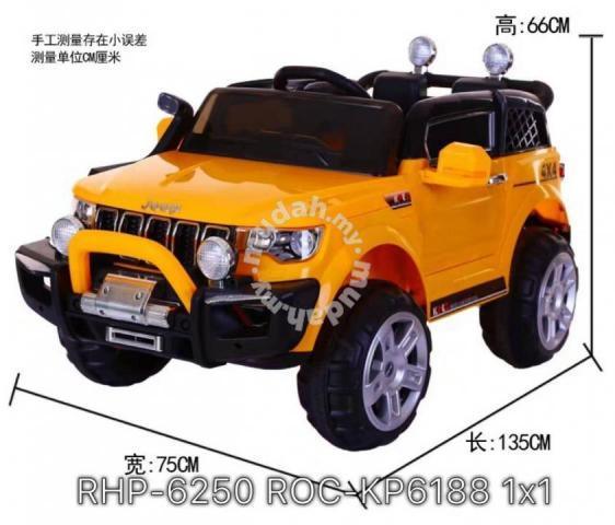 12V Ride on Compass Jeep with Remote for Toddlers - 11Cart