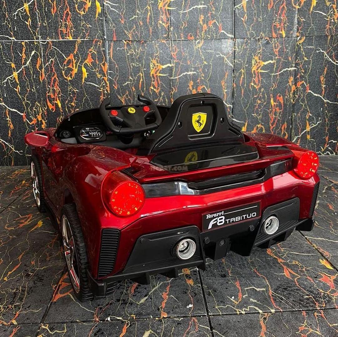 Dual Battery Multifunctional steering Ferrari F8 Ride on Car for Kids | Remote Control & Manual Drive - 11Cart