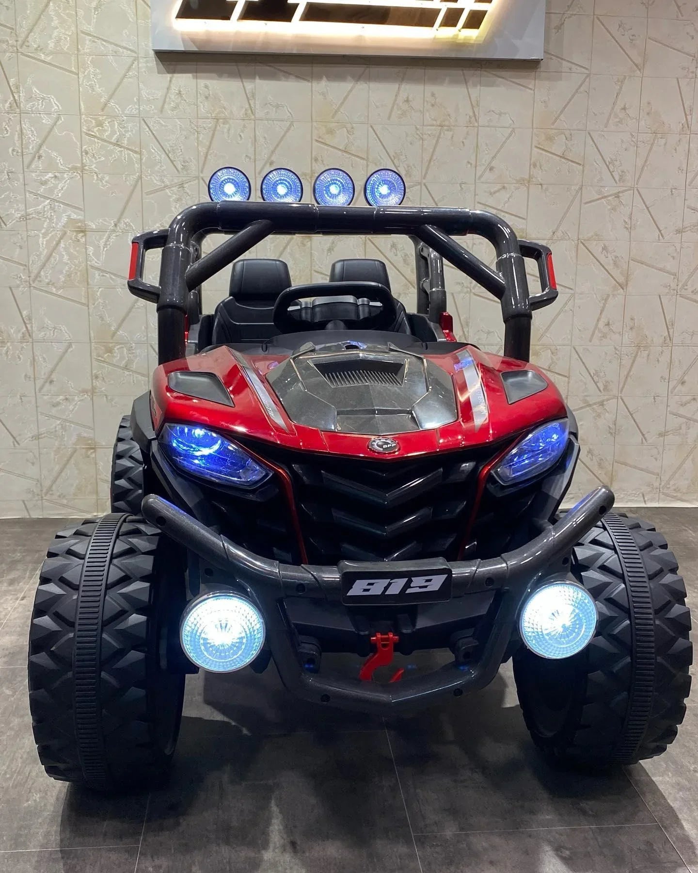 12v 4-Wheel Drive Ride-on Off-Road Jeep with Parental Remote Control - 11Cart