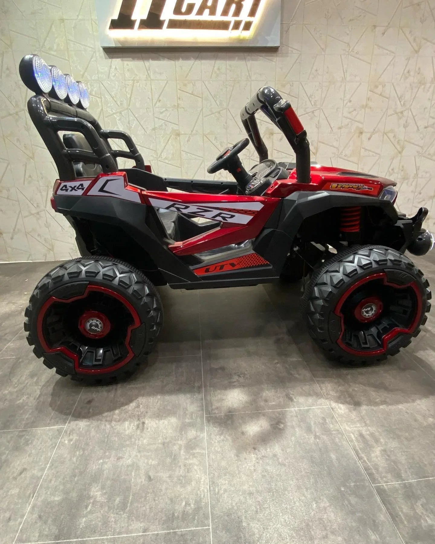 12v 4-Wheel Drive Ride-on Off-Road Jeep with Parental Remote Control - 11Cart