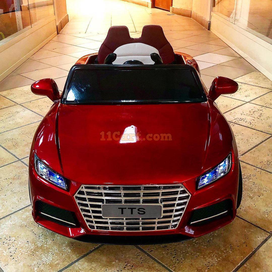 12V Audi Car for Kids with Remote | With Receiving Automatic Brake - 11Cart